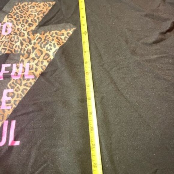 LATC Womens Inspirational Hoodie With Leopard Print & Positive Text ones size - Picture 6 of 10